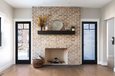 Masonry Fireplace Setup